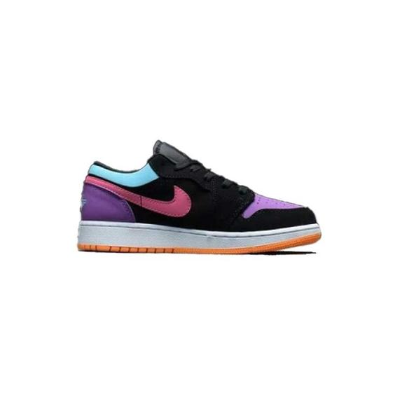 کفش نایک ایرجردن 1 ساق کوتاه تا به تا رنگی Nike Air Jordan 1 Low GS Candy|کتونی باز