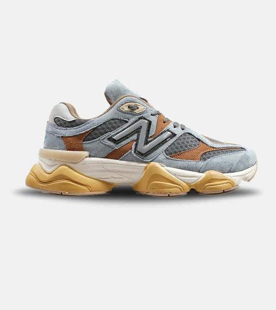 کفش کتانی مردانه و زنانه آبی زرد NEW BALANCE 9060 مدل 5239|لوزی