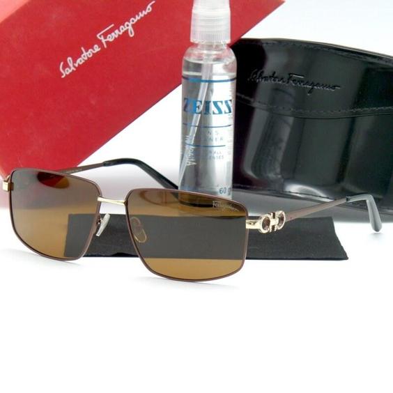 عینک آفتابی کلاسیک مردانه FERRAGAMO فراگامو UV400    |باسلام (عینک لند)