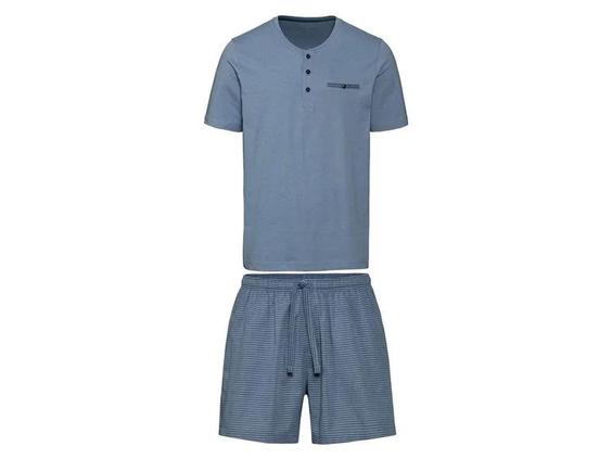 ست تیشرت شلوارک مردانه برند لیورجی کد ۳۱۲۴۰۷ Mens Pajamas|کی استوک