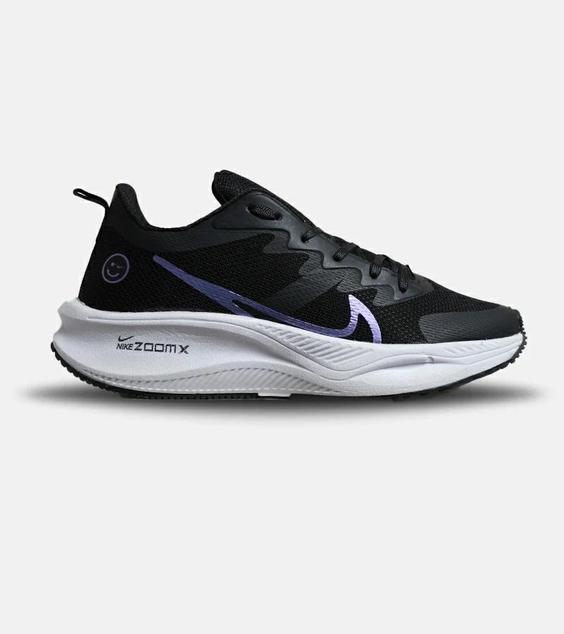 کفش کتانی بزرگ پا مشکی NIKE zoom x smiley مدل 5951|لوزی