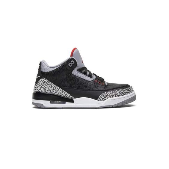 کتونی نایک ایرجردن 3 مشکی طوسی Nike Air Jordan 3 Retro OG Black Cement|کتونی باز