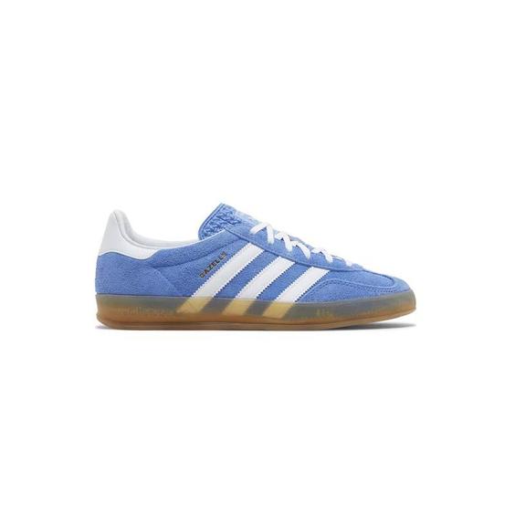 کفش آدیداس گزل آبی قهوه ای Adidas Gazelle Indoor Blue Fusion Gum|کتونی باز