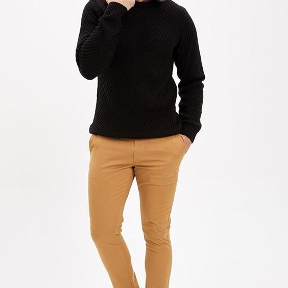 شلوار جین مردانه دفاکتو	skinny fit chino pantolon p36431853|باسلام