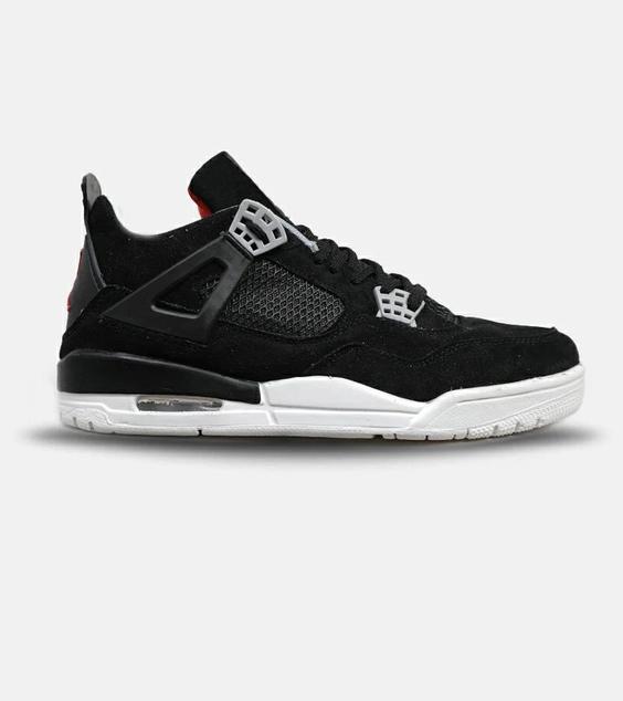 کتانی ساقدار مردانه مشکی Nike air jordan 4 مدل 5729|لوزی