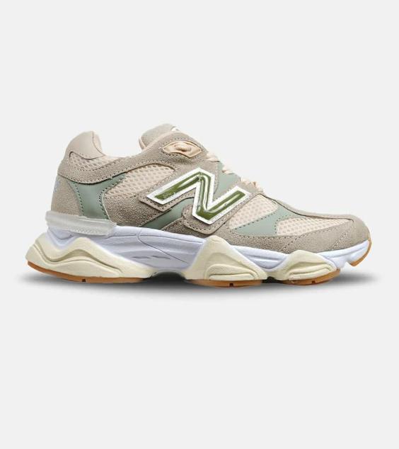 کفش کتانی زنانه کرم سبز NEW BALANCE 9060 مدل 5399|لوزی