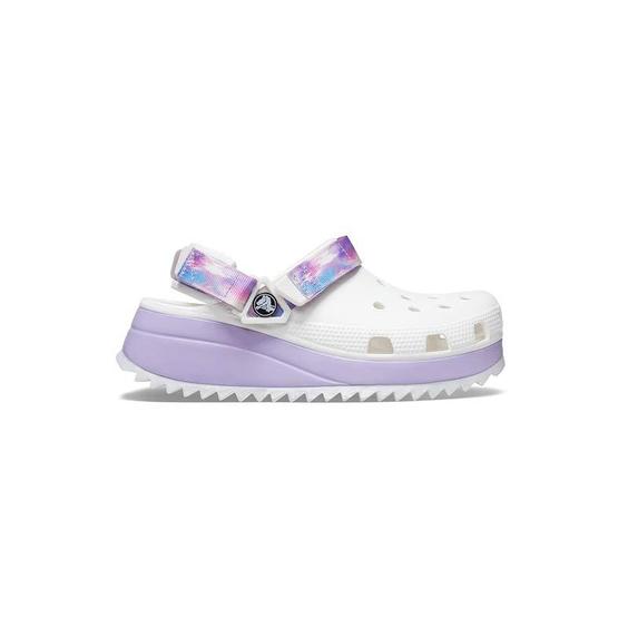 صندل کراکس سفید بنفش Crocs Classic Hiker Clog White Lavender|کتونی باز