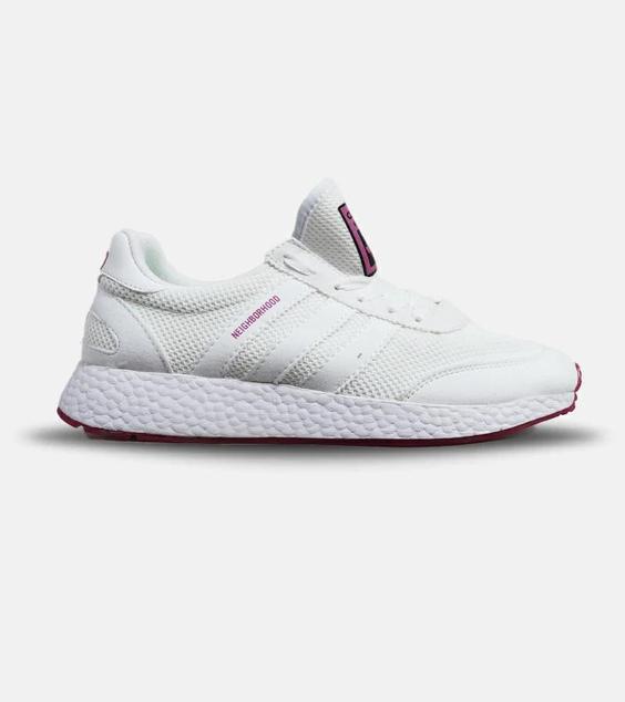 کفش کتانی مردانه سفید بنفش ADIDAS neighborhood مدل 6131|لوزی