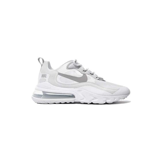 کتونی نایک ایرمکس 270 ری اکت سفید طوسی Nike Air Max 270 Triple White|کتونی باز