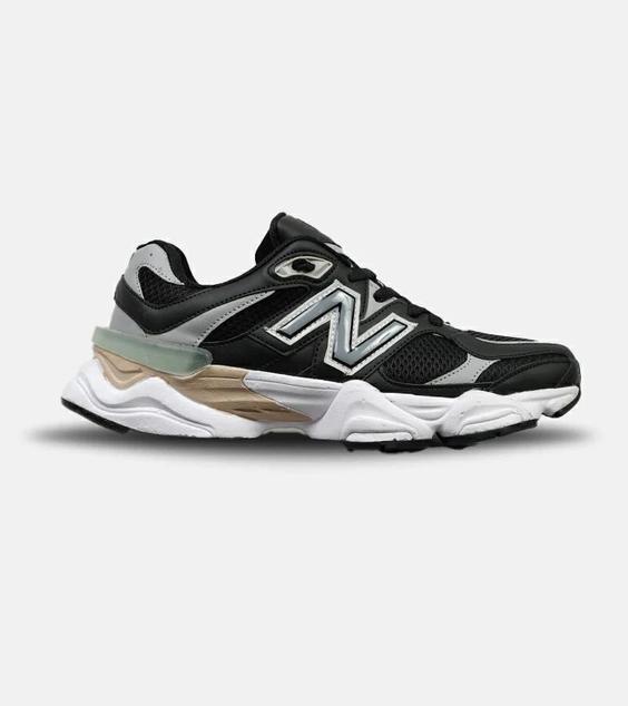 کفش کتانی مردانه و زنانه مشکی طوسی NEW BALANCE 9060 مدل 4972|لوزی