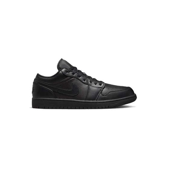 کفش نایک ایرجردن 1 ساق کوتاه فول مشکی Nike Air Jordan 1 Low Triple Black|کتونی باز