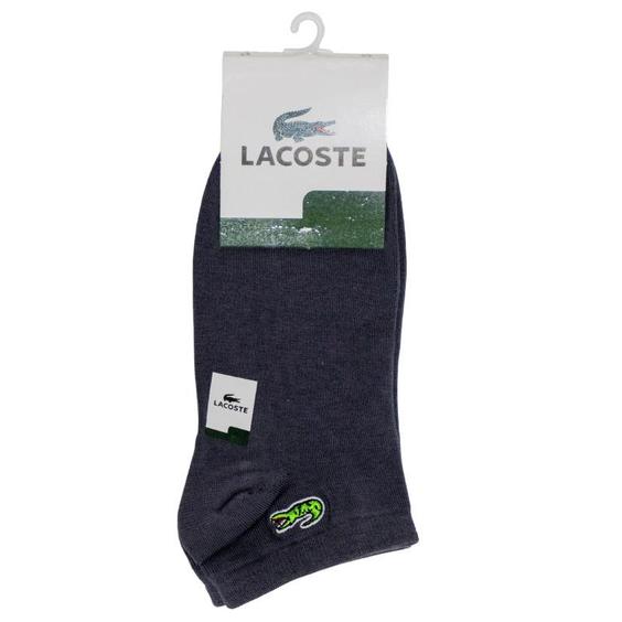 جوراب مچی طوسی تیره طرح LACOSTE|جورابان