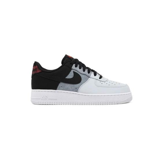 کتونی نایک ایرفورس 1 سه رنگ طوسی مشکی Nike Air Force 1 ’07 LV8 Black Smoke Grey|کتونی باز