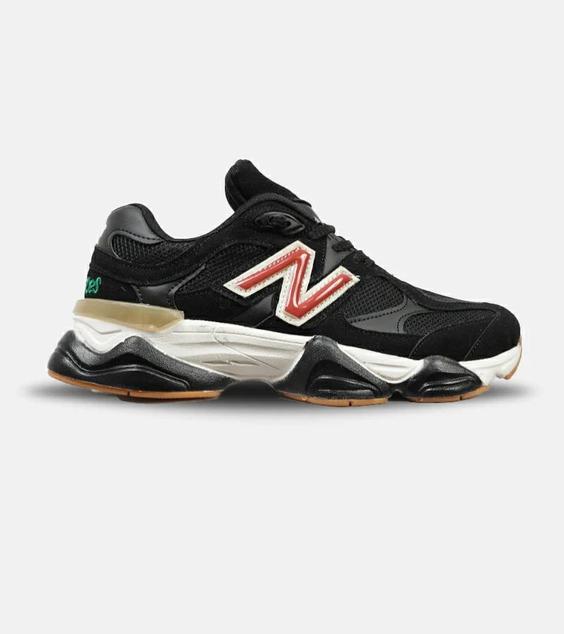 کفش کتانی مردانه و زنانه مشکی قرمز NEW BALANCE 9060 مدل 4978|لوزی