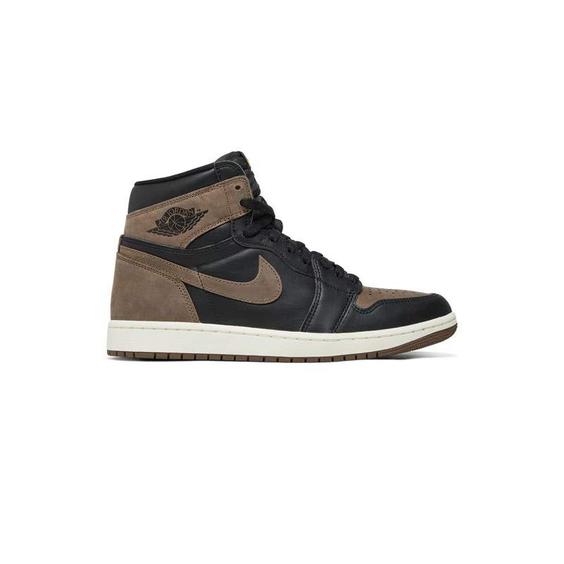 کتونی نایک ایرجردن 1 قهوه ای مشکی پالومینو Nike Air Jordan 1 Retro High OG Palomino|کتونی باز