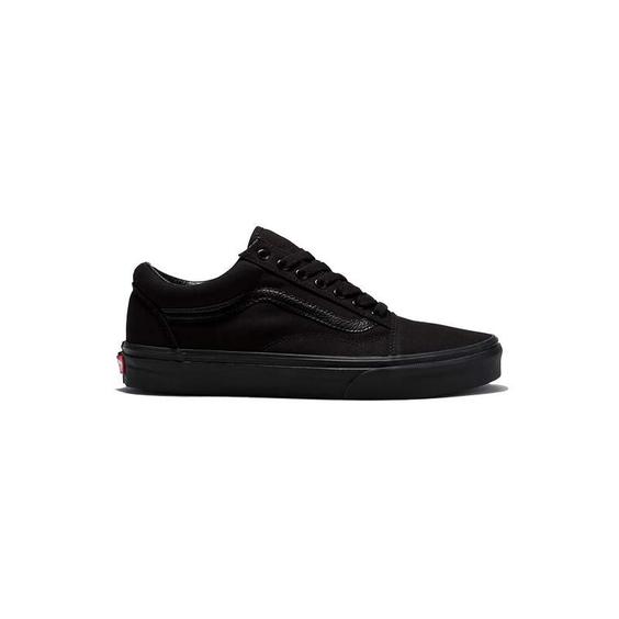 کفش ونس ساق کوتاه تمام مشکی الد اسکول Vans Old Skool Wide Shoe All Black|کتونی باز