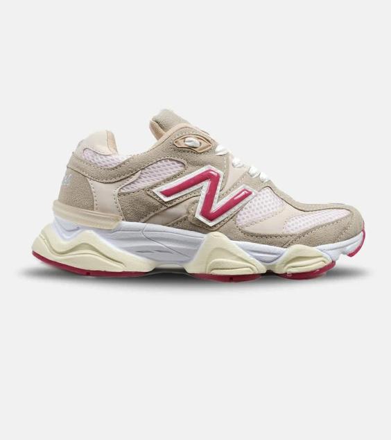 کفش کتانی زنانه قهوه ای کرم NEW BALANCE 9060 مدل 5178|لوزی