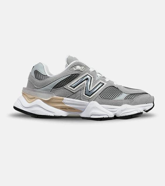 کفش کتانی مردانه و زنانه طوسی خاکستری NEW BALANCE 9060 مدل 5300|لوزی