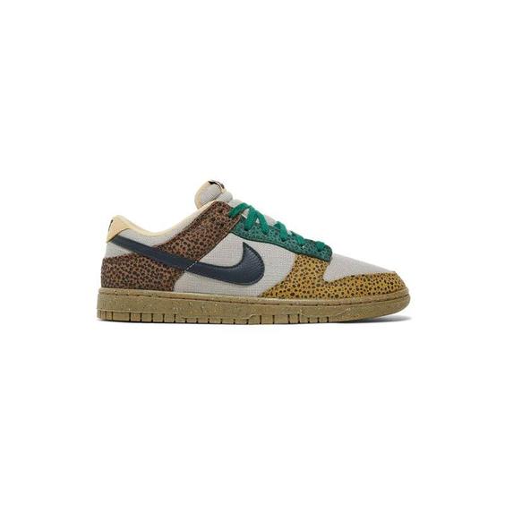 کفش کژوال نایک اس بی دانک کرم قهوه ای زرد Nike Sb Dunk Low Golden Moss|کتونی باز