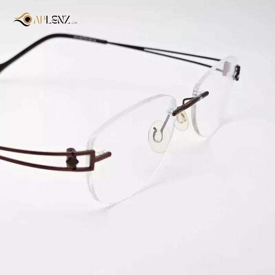 عینک طبی مردانه-زنانه بدونه دور کد 1727 rimless|باسلام