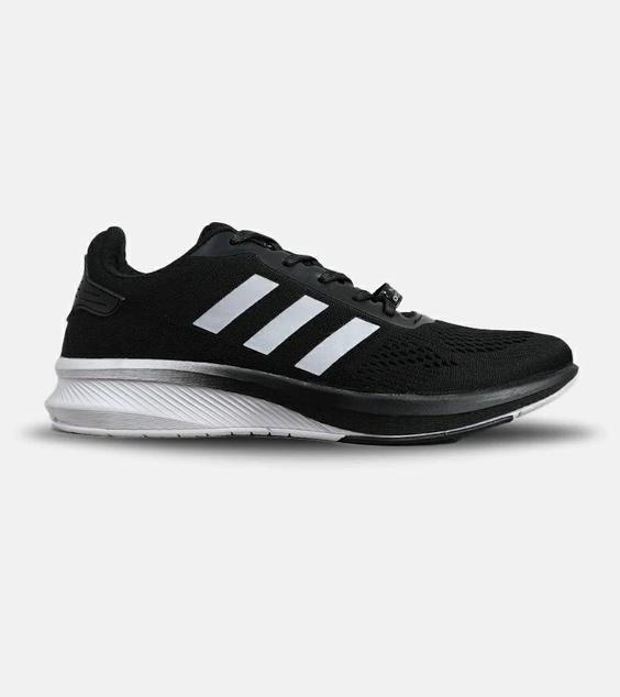 کفش کتانی مردانه و زنانه مشکی سفید ADIDAS climacool مدل 6074|لوزی