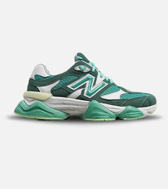 کفش کتانی مردانه سبز سفید NEW BALANCE 9060 مدل 5698|لوزی