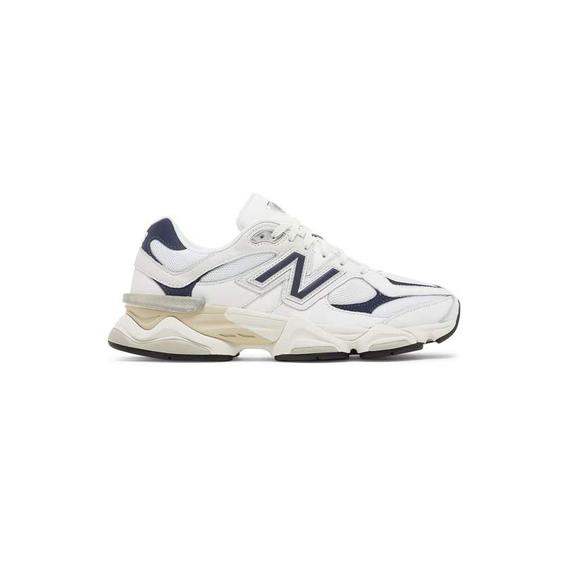 کتونی نیوبالانس 9060 سفید کرم سورمه ای New Balance 9060 White Navy Blue|کتونی باز