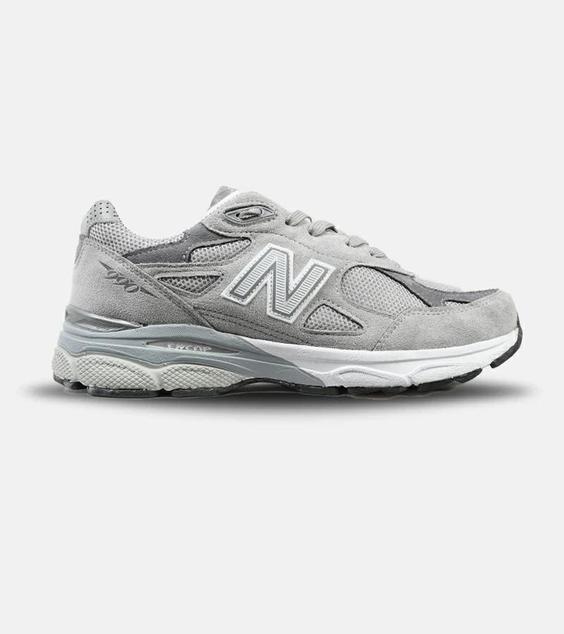 کفش کتانی سبز طوسی NEW BALANCE 990 مدل 4248|لوزی