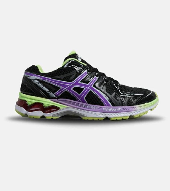 کفش کتانی زنانه مشکی بنفش ASICS KAYANO 20 مدل 6163|لوزی