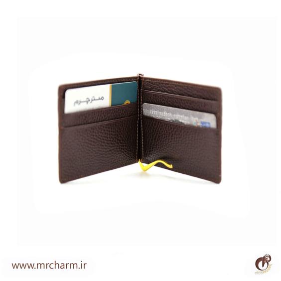 کیف دلاری چرم شترمرغ mrc1211-03|مستر چرم