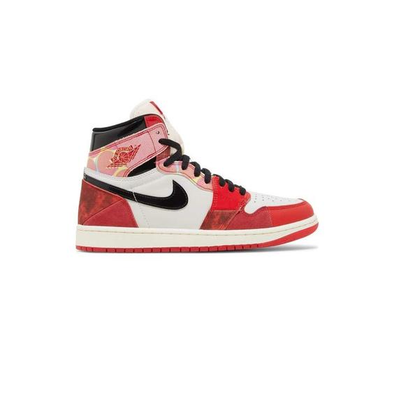 کتونی نایک ایرجردن 1 اسپایدرمن سفید قرمز Nike Air Jordan 1 Retro High OG Next Chapter Spiderman|کتونی باز