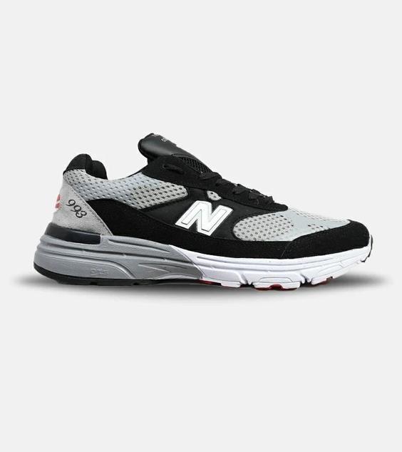 کفش کتانی بزرگ پا مشکی طوسی NEW BALANCE 993 مدل 5659|لوزی