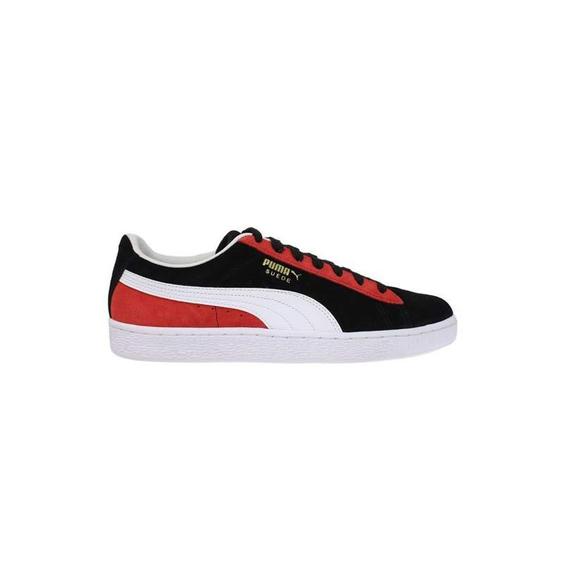 کفش کژوال پوما سوئد مشکی قرمز سفید Puma Suede Classic Kokono Black White Red|کتونی باز