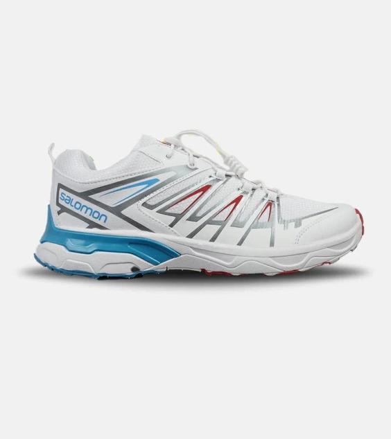 کفش کتانی بزرگ پا سفید قرمز ابی سالومون Salomon | X ULTRA مدل 5079|لوزی