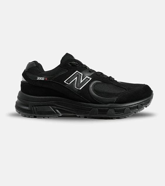 کفش کتانی بزرگ پا مشکی NEW BALANCE 2002R مدل 3118|لوزی