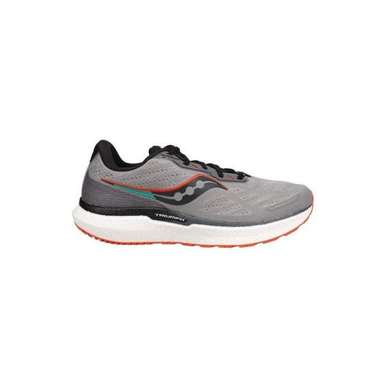 کتانی رانینگ ساکونی طوسی سفید Saucony Triumph 19 Gray White|کتونی باز