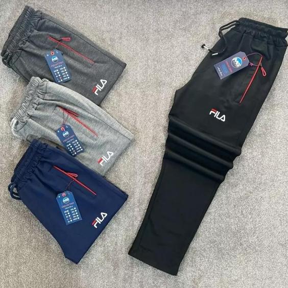 شلوار اسلش مدل FILA جنس گلکسی اسپان در چهار رنگ و سایز L تا 3XL|باسلام