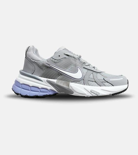 کفش کتانی مردانه و زنانه طوسی سفید یاسی Nike cushlon مدل 6209|لوزی