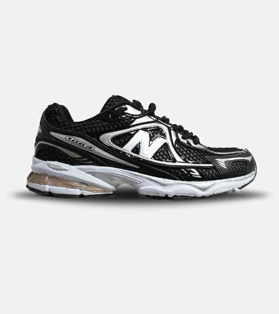 کفش کتانی مردانه و زنانه مشکی نقره ای NEW BALANCE 1064 مدل 5981|لوزی