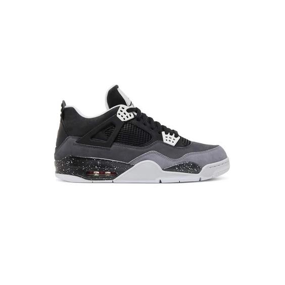 کفش نایک ایرجردن 4 مشکی طوسی Nike Air Jordan 4 Retro Fear|کتونی باز