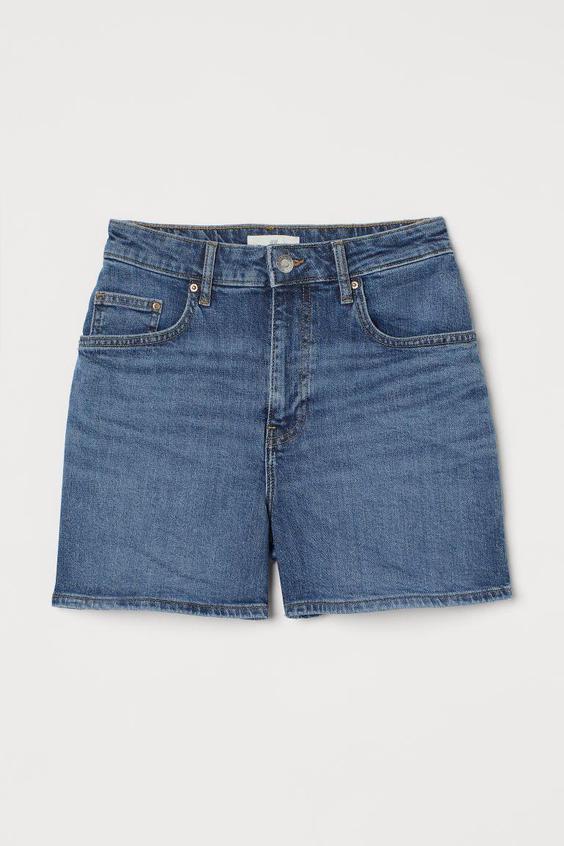 شلوارک جین زنانه - آبی Women's denim shorts -blue|فروشگاه پروانه