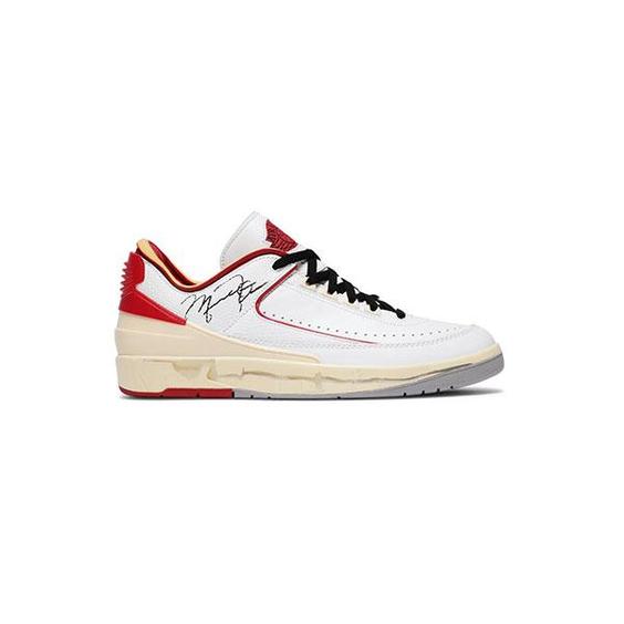 کتونی نایک مردانه ایرجردن 2 سفید قرمز Air Jordan 2 Retro Low SP Off White|کتونی باز