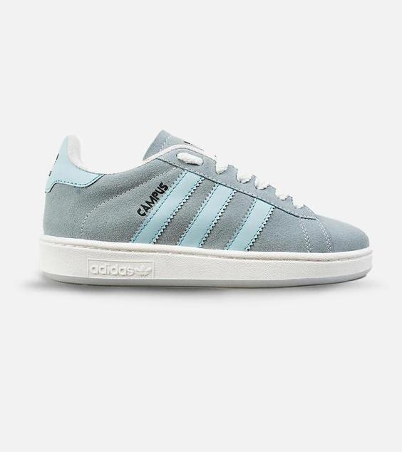 کفش کتانی مردانه آبی آسمانی ADIDAS Campus مدل 3055|لوزی