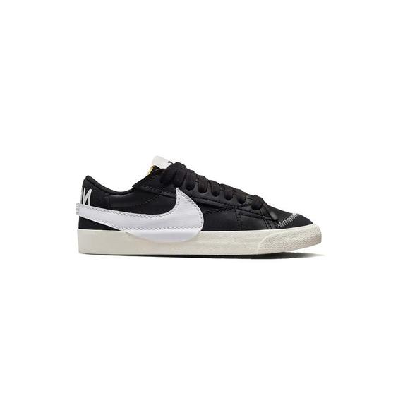 کفش نایک بلیزر جومبو ساق کوتاه مشکی سفید Nike Blazer Mid 77 Jumbo Black and White|کتونی باز