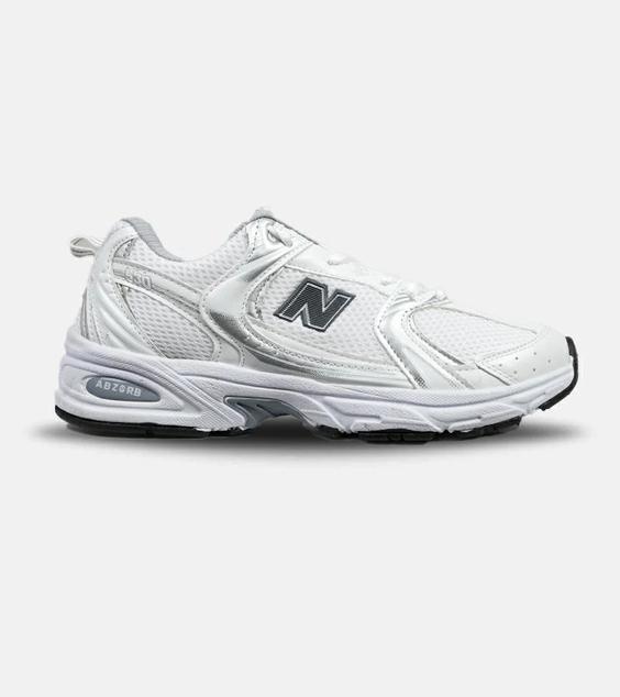 کفش کتانی مردانه و زنانه سفید طوسی NEW BALANCE 530 مدل 5330|لوزی