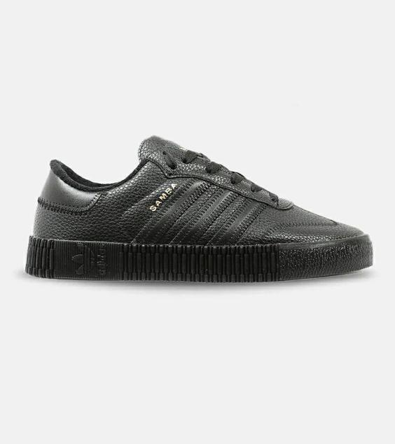 کفش کتانی مردانه مشکی ADIDAS SAMBA مدل 4399|لوزی