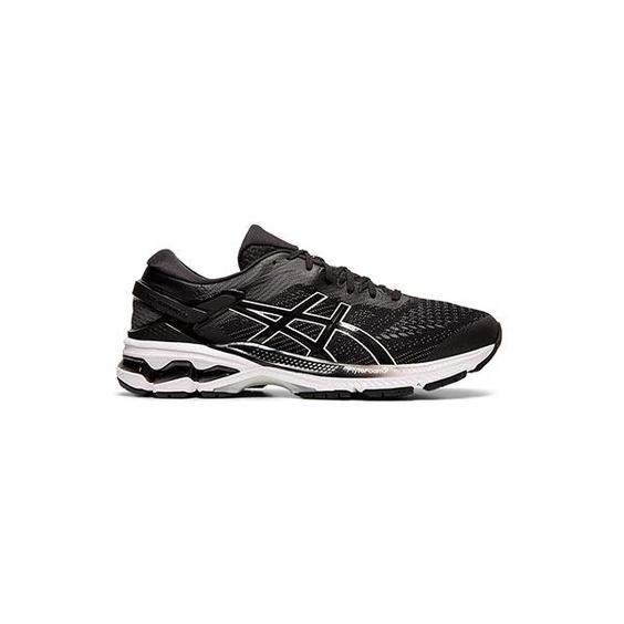 کفش پیاده روی اسیکس کایانو 26 مشکی سفید Asics GEL-KAYANO 26|کتونی باز