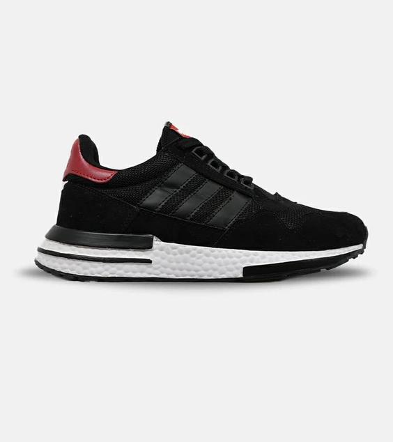 کفش کتانی مردانه مشکی ADIDAS ZX 500 مدل 4823|لوزی