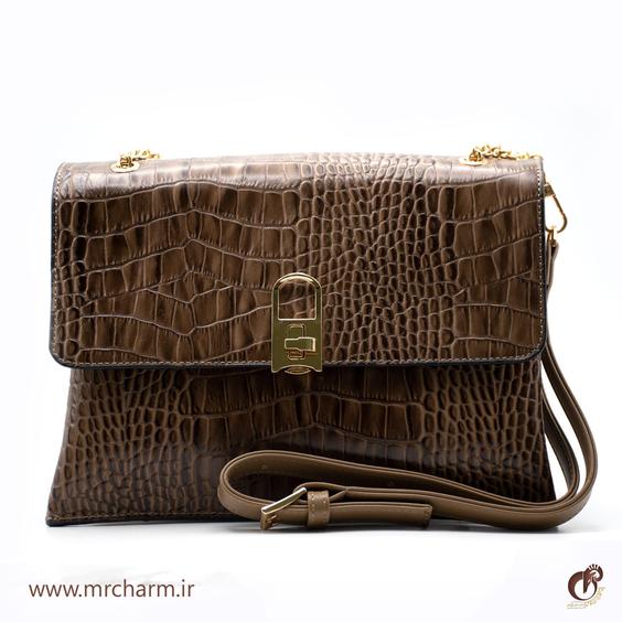 کیف زنانه مجلسی طرح پوست ماری mrch1770|مستر چرم