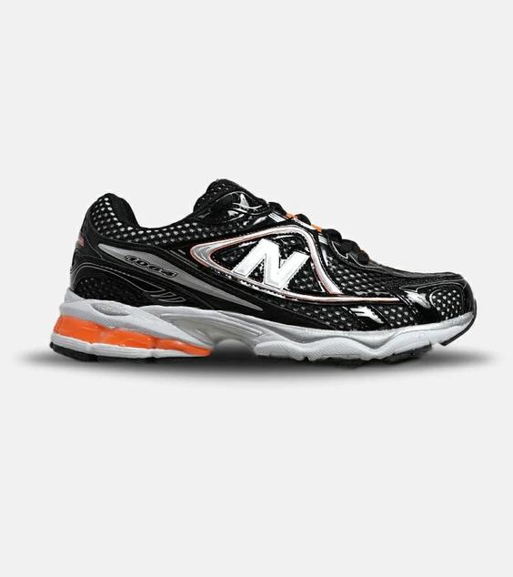 کفش کتانی مردانه و زنانه مشکی نارنجی NEW BALANCE 1064 مدل 5627|لوزی